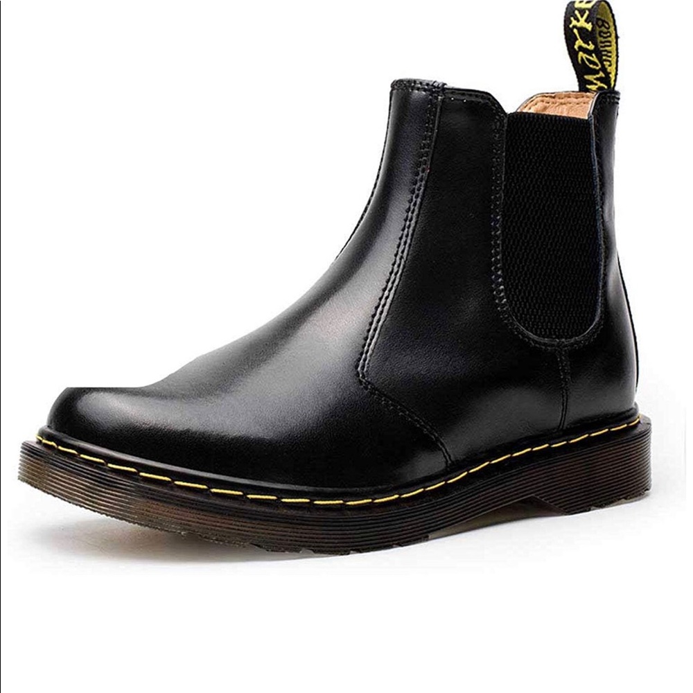 Combat water proof, insulated leather booties.